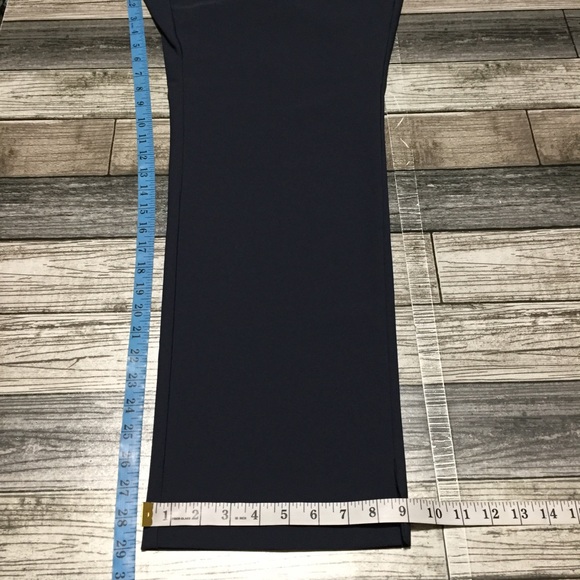 Lane Bryant Pull On Straight Pants Women’s 18 Blue (Inseam 29) Nylon Spandex - Picture 2 of 10